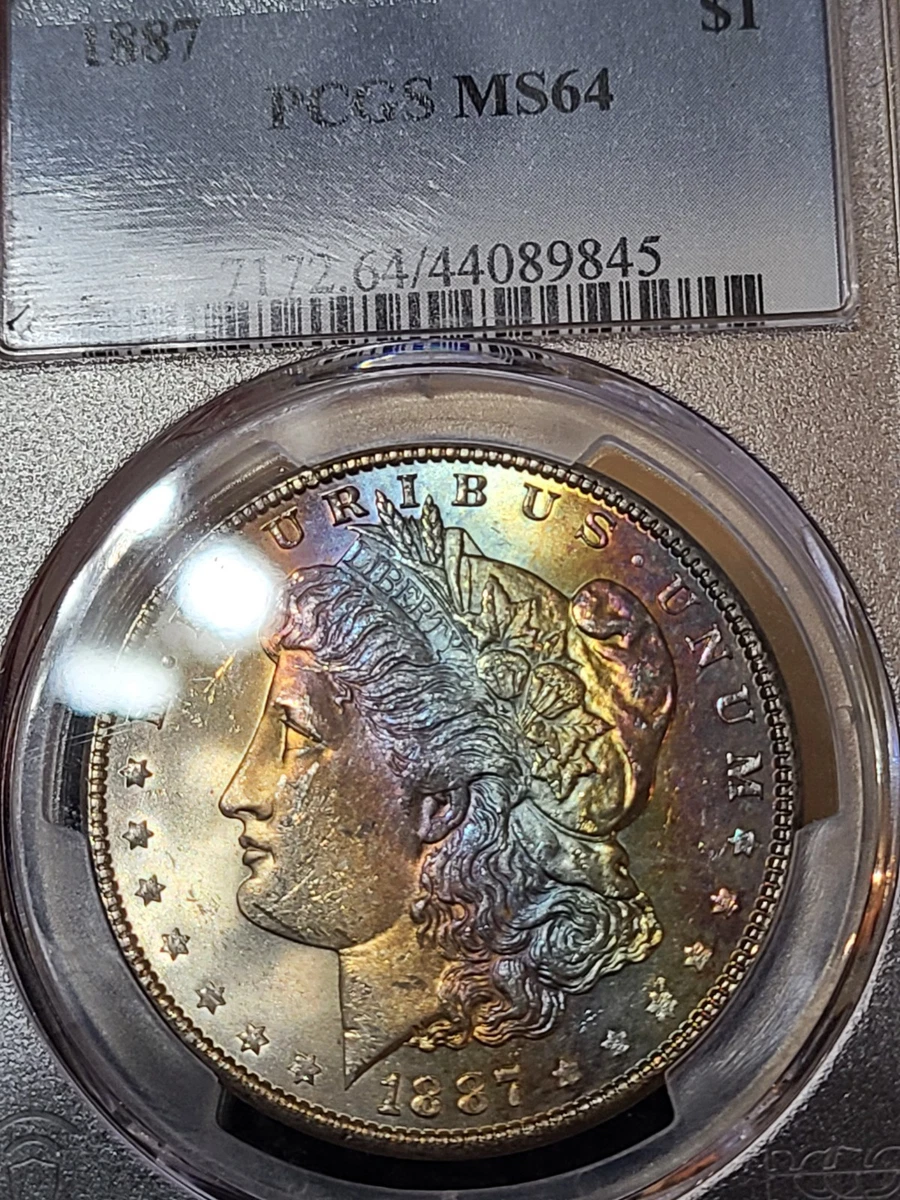 MS 64 Graded 1887 Year Morgan US Dollars (1878-1921) for sale | eBay