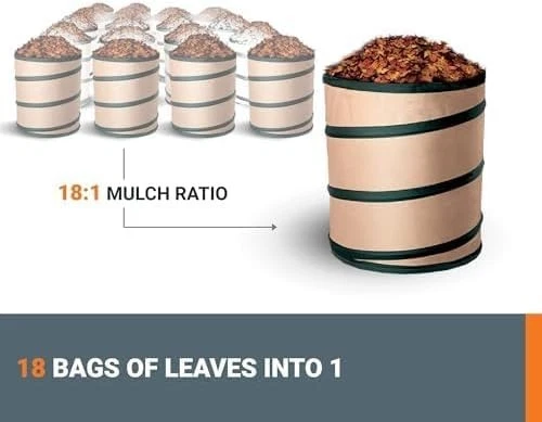 WORX 3 en 1 Soplador Trituradora Aspiradora con Sistema de Recolección Leaf Pro Aspiradora Colector Foto 4 de 4