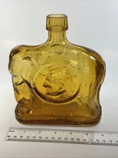 Vintage 1968 Republican Campaign Glass Decanter Wheaton - Nixon Elephant Shape