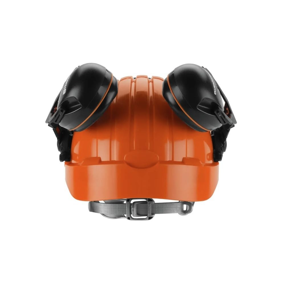 592752601 Chainsaw Helmet with Metal Mesh Face Shield, Adjustable Ear Muffs f...