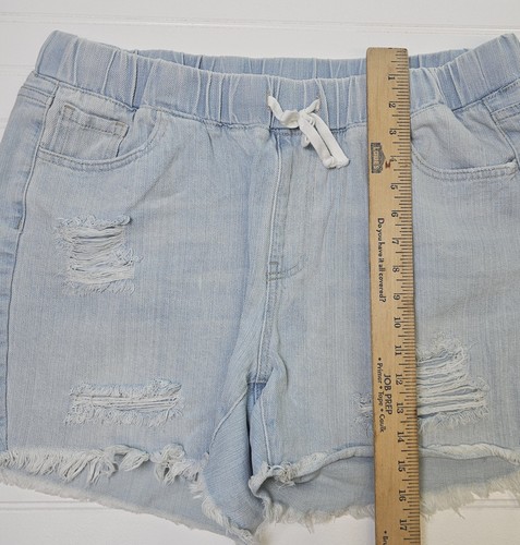 YMI Dream Authentic Denim Shorts Sz 1X High Rise Stretch Cutoff Distressed - Picture 9 of 12