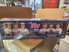 Topps Baseball 2025 set completo 700 carte vendita al dettaglio fabbrica e 5 varianti Rookie