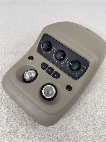 00-06 Chevy Silverado Tahoe GMC Yukon Overhead Climate Console OEM Beige TESTED - Picture 8 of 12