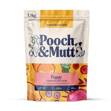 Pooch & Mutt - Puppy Superfood Complete Dry Dog Food Grain 1.5 kg (Pack of 1) 7.19 per kilo