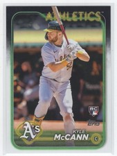#US37 2024 Topps Update Kyle McCann Rookie Oakland Athletics