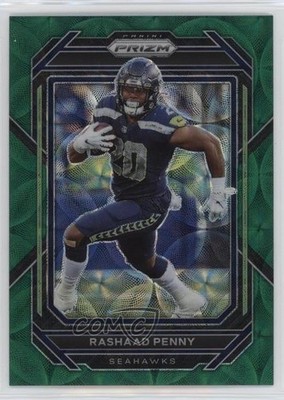 2022 Panini Prizm Green Scope Prizm 20/75 Rashaad Penny #255 0c6