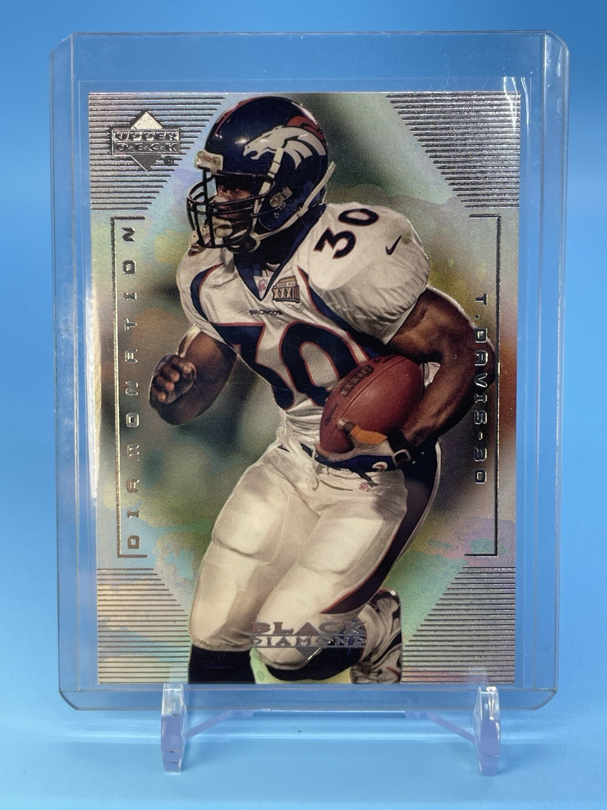 1999 Upper Deck Black Diamond ~ TERRELL DAVIS ~ Diamonation #D3 ~ Broncos 🔥