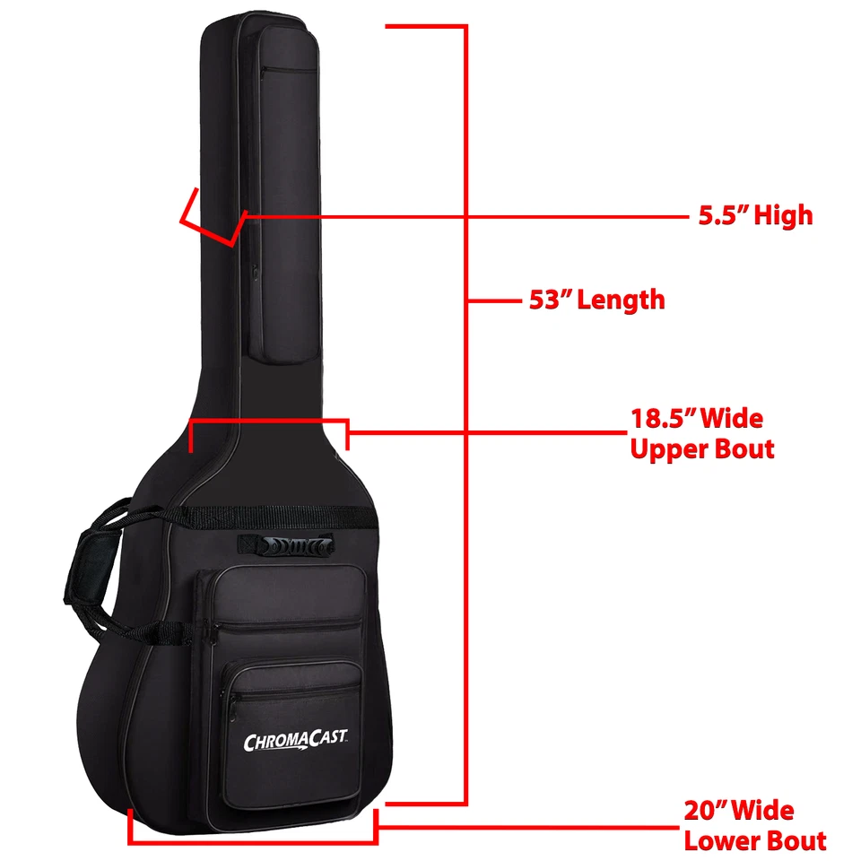 Bolsa acolchoada para baixo acústico ChromaCast - Imagem 3 de 4