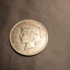 USA PEACE SILVER DOLLAR 1922-D AU LIBERTY HEAD LEFT EAGLE FACING RIGHT PERCHED