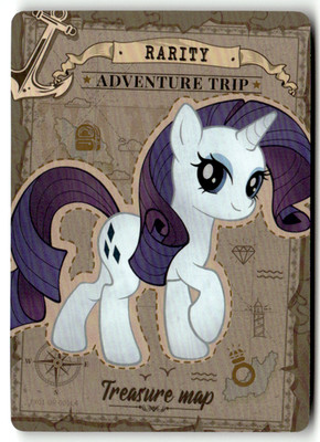 2024 Kayou Hasbro My Little Pony FX01-UR-005L4 Rarity Treasure Map