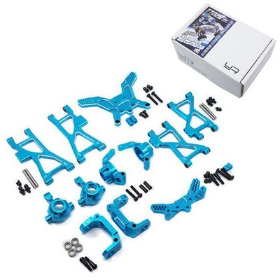 NEW Yeah Racing TATT-S01BU Aluminum Essential Conversion Kit For Tamiya TT02B Bl