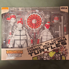 NECA Eastman & Laird TMNT First Turtles Black & White Variant Figure Set