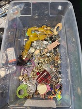1lb Mixed  Jewelry For Crafting May Or May Not Have Matches 