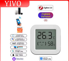 Zigbee 3.0 Temperature Humidity Sensor APP Remote Control Thermometer via Tuya