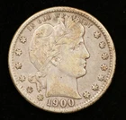 1900-O Barber Quarter 25C Fine Silver New Orleans Mint RAW (#SLC00291)