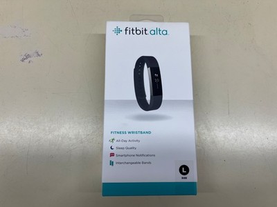 Fitbit Alta Wireless Activity and Fitness Tracker Black Size L New