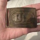 Post Civil War Us Belt Buckle Dated 1868