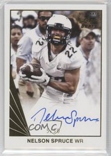 2016 Leaf Ultimate Draft 1990 Gold 5/50 Nelson Spruce #BA-NS2 Auto 0b2