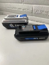 2 Defective 40v HART Lithium batteries  FOR PARTS Repair HLBP02VNM HLBP01