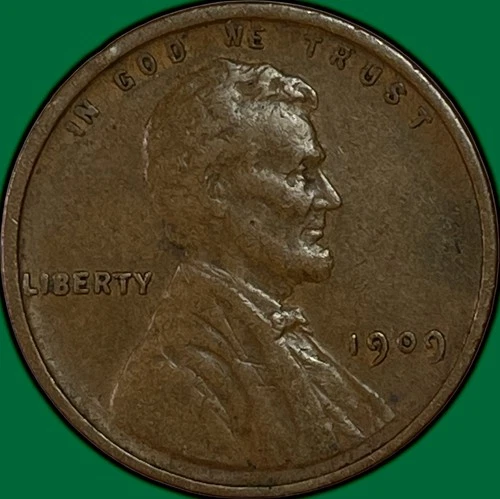 1909-VDB Lincoln Wheat Cent Extremely Fine XF Coin #33657