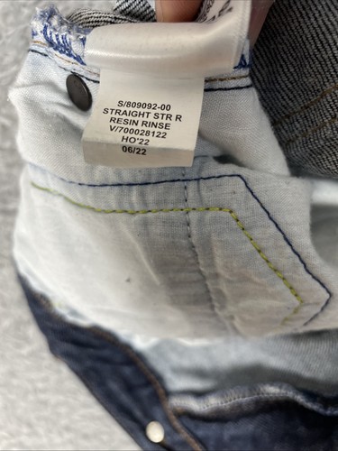 Gap Jeans Herren 32x32* TAG dunkelblau gerades Bein GapFlex Denim Hose Preppy - Bild 12 von 12