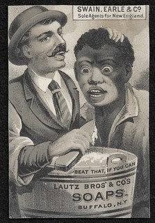 Vintage Trade Card LAUTZ BROS ACME SOAPS MANBY'S WASHING CRYSTAL Milford N.H.