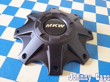 Mkw Wheels M83-2-cap . New Matte Black Custom Wheel Center Cap 40 Qty. 1