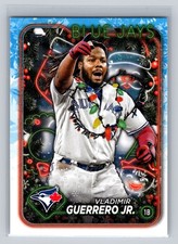 2024 Topps Holiday Vladimir Guerrero Jr Holiday Lights Variation #H133 Blue Jays