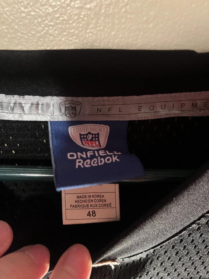 Camiseta de fútbol americano 48 On Field Reebok de los Pittsburgh Steelers Mike Wallace de la NFL Foto 3 de 4