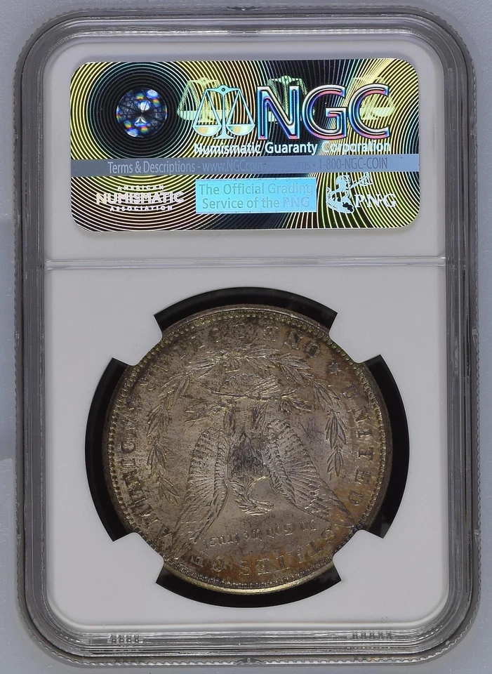 1898 O Morgan Silver Dollar NGC MS-64 Nice looking Uncirculated Coin 4561808-015 - Image 2 of 2