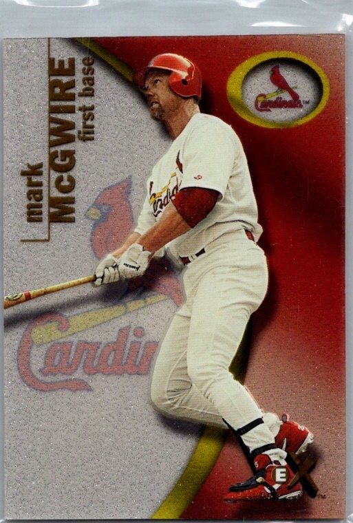 Mark McGwire 2001 Fleer E-X #24 St. Louis Cardinals Card
