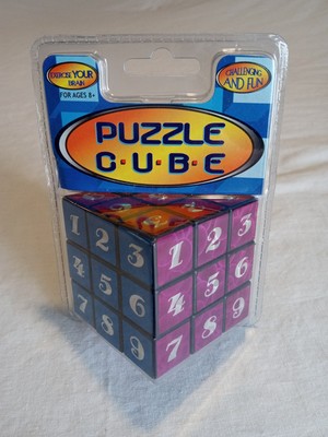 Puzzle Cube 2.5 Inches Brand New Multiple Colors