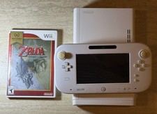 Nintendo Wii U White Console with GamePad, Twilight Princess, Wi-Fi, HDMI
