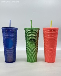 Starbucks Studded Tumbler Lot of 3 Disney World 50th Anniversary 24oz Venti