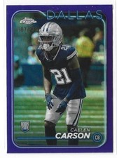 Caelen Carson 2024 Topps Chrome Purple Refractor 187/275 RC