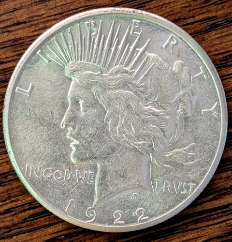 1922 s peace dollar bu