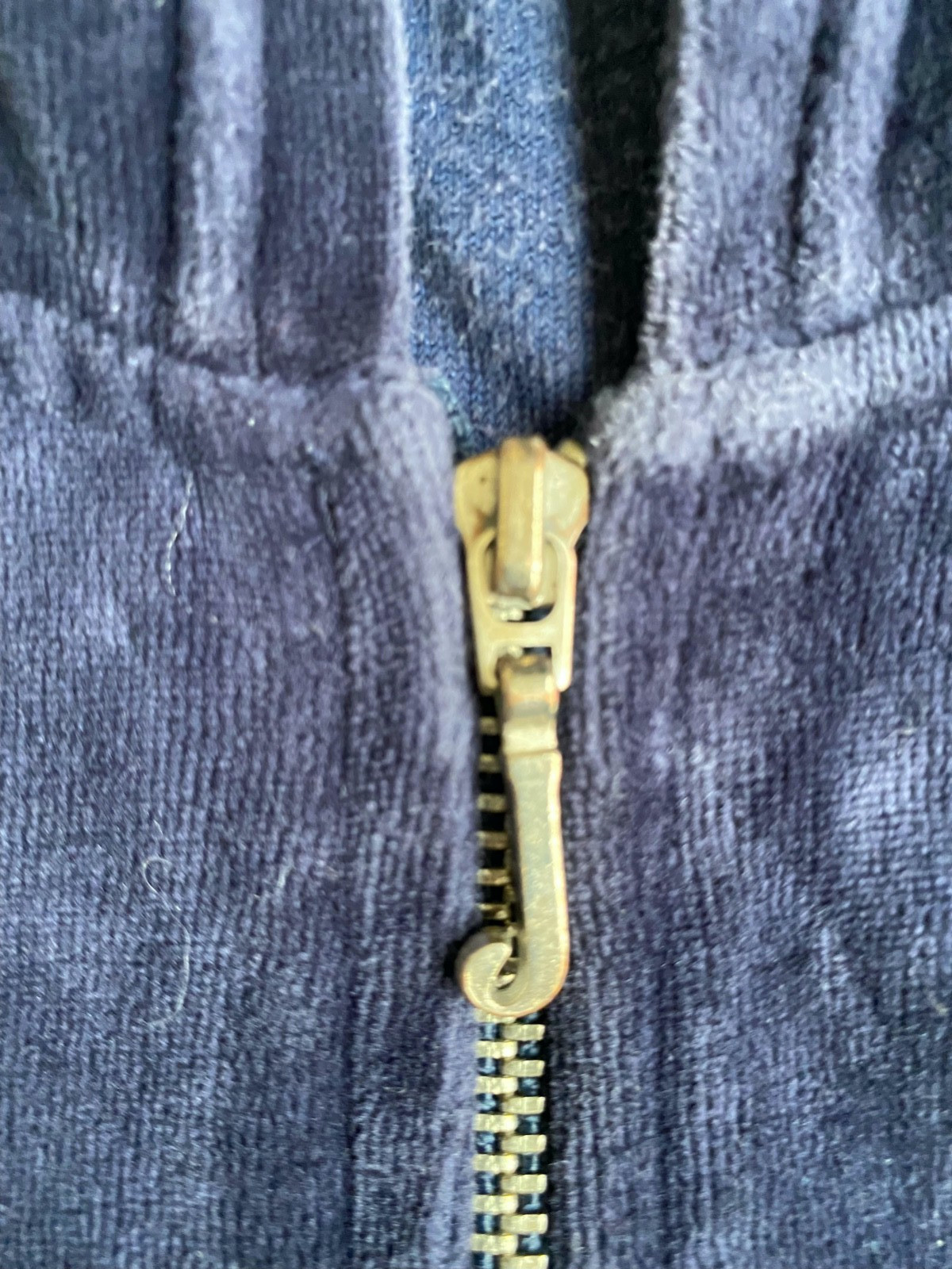 Vintage Y2K JUICY COUTURE Navy RARE long line Zipup Jacket Hoodie M paris hilton image 6