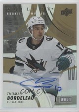 2022 Upper Deck Trilogy Rookie Premieres Gold 41/149 Thomas Bordeleau Auto w4h