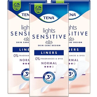 Tena Lights Sensitive Normal 24 Liners || Pack 3