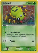 Spinarak - 75/115 - Common - Reverse Holo Moderately Played EX Unseen Forces on eBay