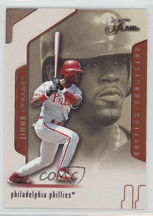 2002 Flair Jimmy Rollins #13 0q3