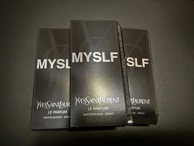 3x MYSLF LE PARFUM YVES SAINT LAURENT 0.04oz / 1.2ml ea Spray Samples NEW MYSELF