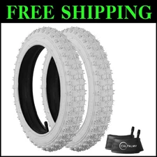 Kids 16" Bike Tires with Inner Tubes - Heavy-Duty Butyl Rubber, Fits Most Brands