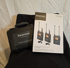 Saramonic UwMic9 Kit 2 UHF Wireless RX9 2x TX9 Lavalier LCD Case