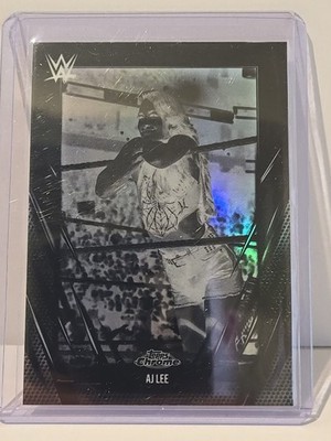 2026 Topps Chrome WWE AJ Lee Negative Refractor