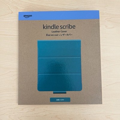 Amazon Kindle Scribe Plant-Based Leather Folio Cover Magnetic Attach Jade OEM