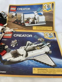 Lego Creator Space Shuttle Explorer 3in1 31066 Bricks Pieces Minifigure Partial