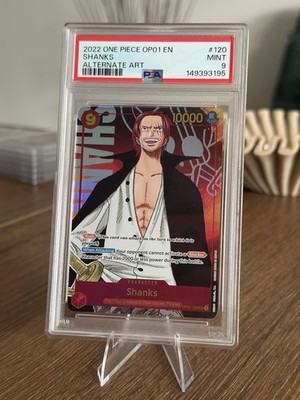 One Piece - OP01 - Romance Dawn - Shanks #120 AA Secret Rare PSA 9 (2022) ENG