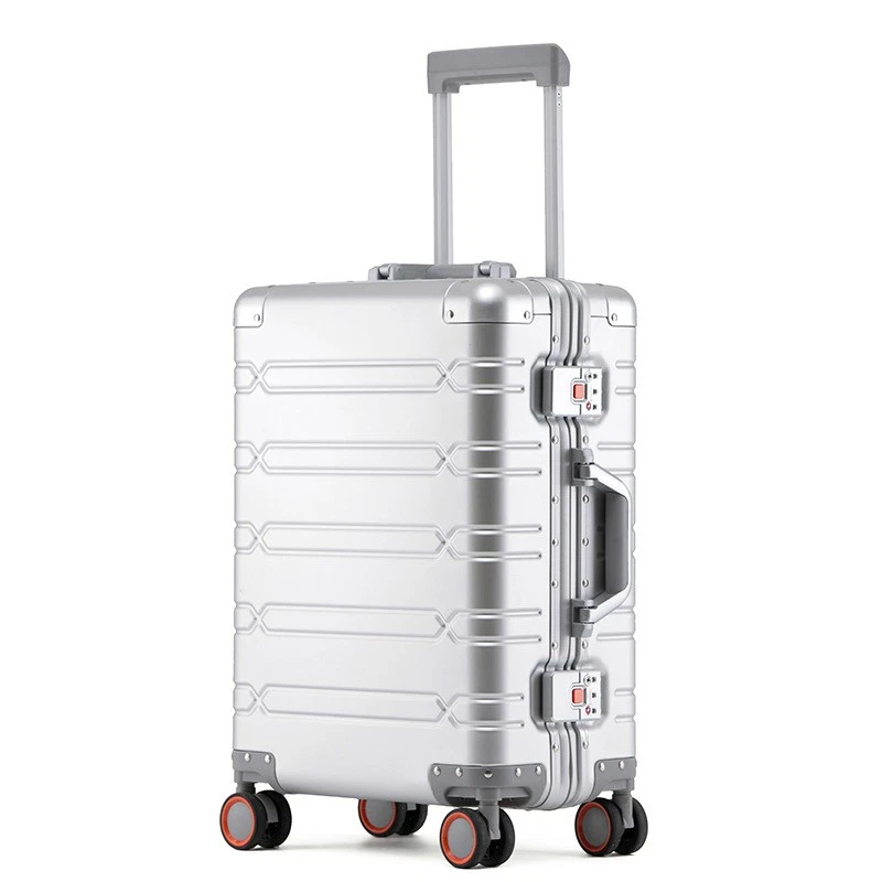 20/24/29" All Aluminum Carry On Luggage Zipperless Hard Shell Suitcase TSA Locks - Image 2 of 4
