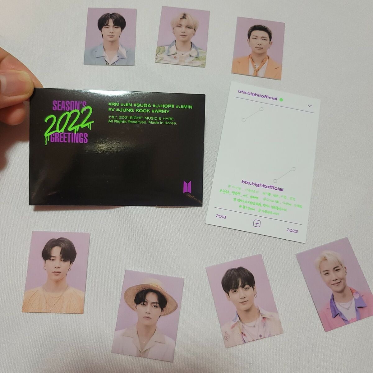 BTS 2022 Season's Greetings official ID Photo Set | eBay BTS 2022 Season's Greetings official ID Photo Set | eBay
